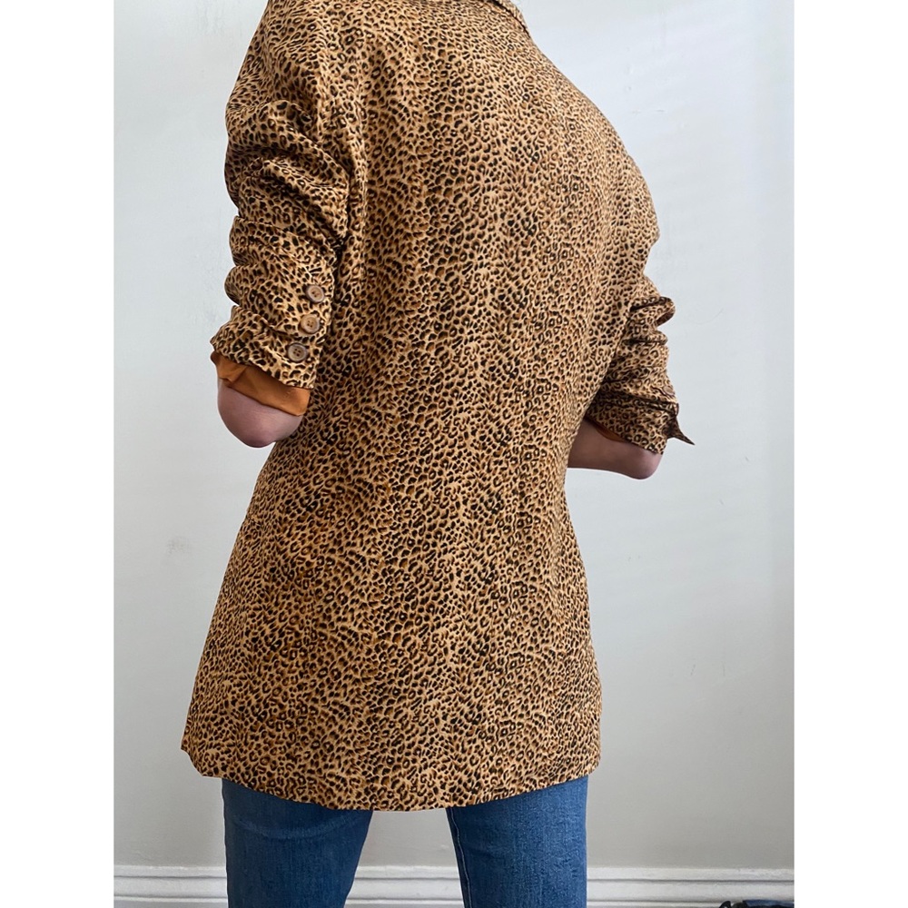 Vintage Silk Diane Gilman Leopard Blazer. - Picture 5 of 8